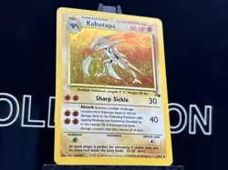 Pokemon TCG Kabutops Holo Rare Card 9/62 Fossil Unlimited 1999 LP - Image 4
