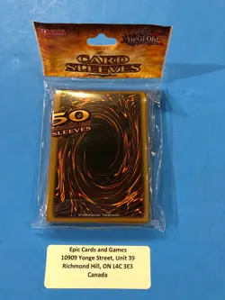 Yu-Gi-Oh ( Yu-Gi-Oh CARD BACK ) 50 Small Card Sleeves - Official Konami Product - Image 1