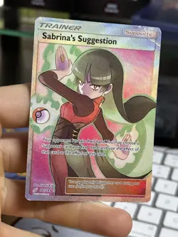 Sabrina's Suggestion 181/181 SM Team Up 2019 Full Art Trainer Pokemon Card TCG - Image 3