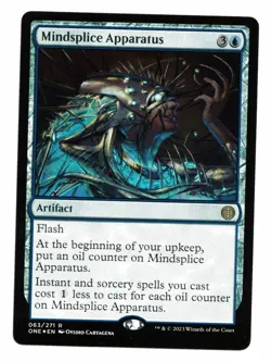 Magic the Gathering MTG Card: Mindsplice Apparatus 063/271 FOIL ONE Rare! NM - Image 1