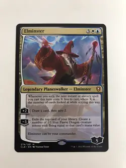Elminster MTG Magic the Gathering Card NM Near Mint CLB - Image 1