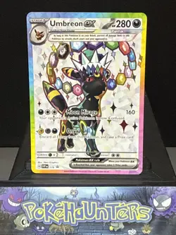 Pokemon Card Umbreon EX SVP 176 Prismatic Evolutions Full Art Promo NM - Image 1