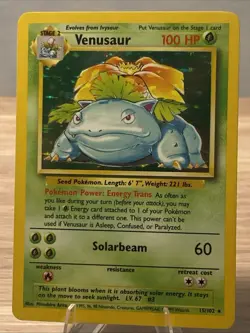 Pokemon Card Bundle Base Set Venusaur, Ninetails, And Ancient Mew Promo - Image 4