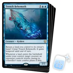 TRENCH BEHEMOTH (COMMANDER DECK) X4 Commander Legends Magic MTG MINT CARD - Image 1