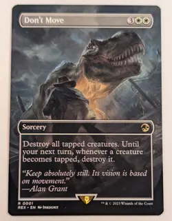 Don't Move (Borderless) Universes Beyond: Jurassic World Collection - regular NM - Image 1