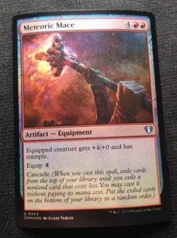 Meteoric Mace - Foil - CMM - NM Unplayed - EN - 0243 - Image 1