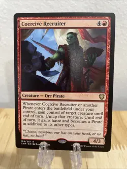 MTG Coercive Recruiter Regular #169/361 Commander Legends Rare CMR NM/M - Image 1
