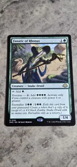 Fanatic of Rhonas Modern Horizons 3 Regular Creature Rare MTG NM - Image 1
