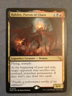 Rakdos, Patron of Chaos Murders at Karlov Manor Regular NM Mythic 0224 - Image 1