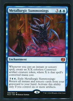Metallurgic Summonings - Magic MTG 2016 Kaladesh - NM/M - Image 1