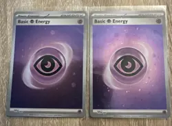 Pokemon X8 Basic Energy SVE Scarlet & Violet Bundle - Cosmic Holo Rare - Image 5