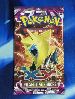 Pokemon XY 2015 Phantom Forces Booster Pack Manectric Art Factory Sealed Nm M - Image 1