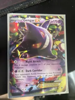 Pokemon TCG Gengar EX 34/119 Phantom Forces Ultra Rare - Image 1