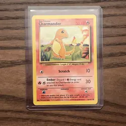 Pokemon Charmander 46/102 Base Set Unlimited NM - Image 3
