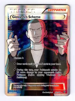 Giovanni's Scheme (Full A XY - BREAKthrough #162 Ultra Rare Holo NM Pokemon - Image 1