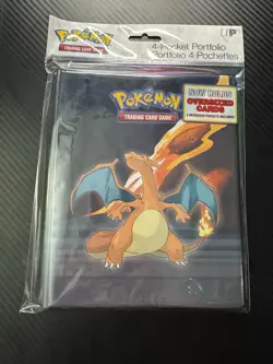 (Bin 9) Pokemon Ultra Pro 4 Pocket Binder Portfolio CHARIZARD Marowak Salazzle - Image 1