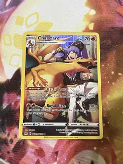 Pokemon Lost Origin Charizard TG03/TG30 Trainer Gallery Full Art Holo NM - Image 1
