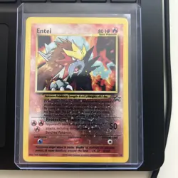 Entei 34/53 Reverse Holo Black Star Promo Pokemon Card - Image 1
