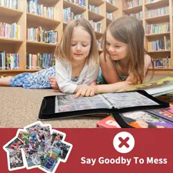 Baseball Card Binder 440 Pockets with Sleeves Topps Compatible Card Organizer - Image 2