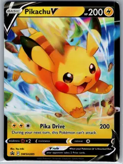Pikachu V SWSH285 SWSH: Sword & Shield Promo Cards - Pokemon Card - NM - Image 1