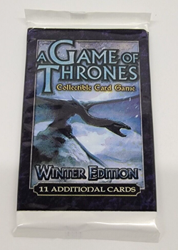 A Game of Thrones CCG / TCG Winter Edition Booster Pack w/ 11 Cards. New Sealed - Image 1