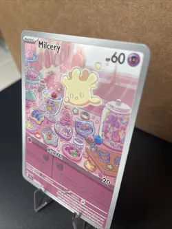 Pokemon TCG Milcery Illustration Rare 152/142 Stellar Crown Card - Image 3