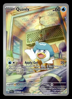 Quaxly 206/193 Illustration Rare Paldea Evolved Pokemon Card - Image 1