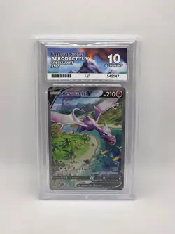 ACE 10 Aerodactyl V 180/196 Lost Origin Alt Art Holo Pokemon Card - Gem Mint - Image 1