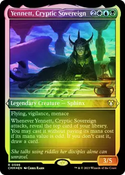 Yennett, Cryptic Sovereign Foil Etched Commander Masters NM MTG - Image 1