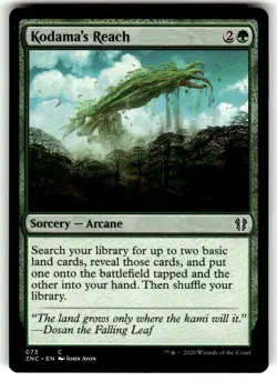 Kodama's Reach Commander: Zendikar Rising Regular MTG - Image 1