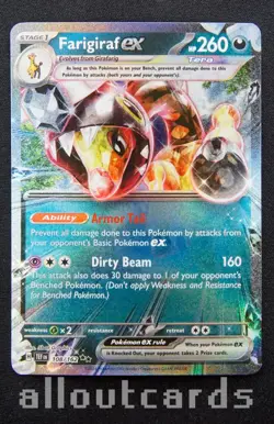 2024 Pokemon Temporal Forces Farigiraf ex 108/162 NM/M - Image 1