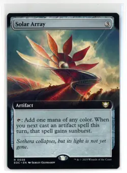 MtG EOC Solar Array #38 Extended Art Non-Foil - Image 1