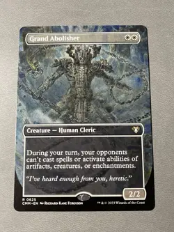 MTG English Grand Abolisher (Borderless) NM Normal Commander Masters - Image 1