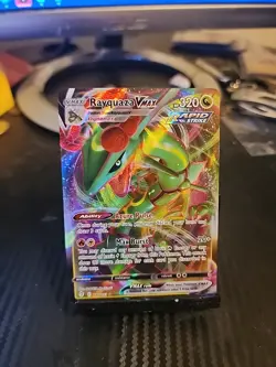 Pokemon Evolving Skies Rayquaza VMAX Holo Ultra Rare Full Art 111/203 - Image 1
