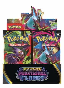 Pokemon TCG Mega Evolution: Phantasmal Flames Booster Box (36 Packs) - SEALED - Image 2