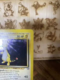 Ampharos 1/111 LP Neo Genesis Holo Rare Pokemon TCG - Image 3