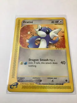 2002 Pokemon Expedition Base Set 107/165 Dratini M/NM - Image 1