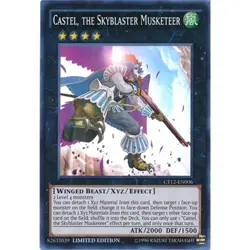 Castel, the Skyblaster Musketeer - CT12-EN006 - Super Rare - Limited Edition - L - Image 1