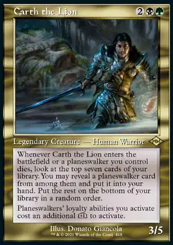 Magic the Gathering MTG Carth the Lion (418) Modern Horizons 2 NM - Image 1