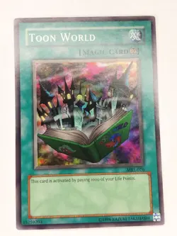 Yu-Gi-Oh! TCG Toon World Super Rare MRL-076 Unlimited LP - Image 1