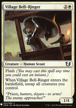 Magic the Gathering MTG Village Bell-Ringer (266) Mystery Booster LP - Image 1