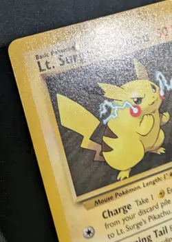 Lt. Surge's Pikachu 81/132 Gym Heroes Pokemon Card TCG 2000 LP - Image 4