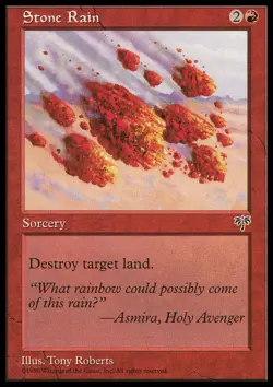 Magic the Gathering MTG Stone Rain (194) Mirage NM - Image 1