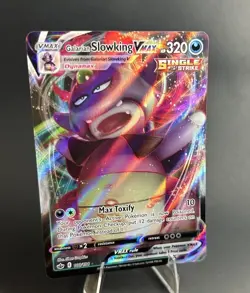 Galarian Slowking VMAX 100/198 Chilling Reign ULTRA RARE Pokemon TCG Card NM - Image 2