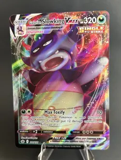 Galarian Slowking VMAX 100/198 Chilling Reign ULTRA RARE Pokemon TCG Card NM - Image 3