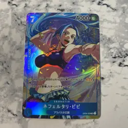 Nefeltari Vivi One Piece Fireworks ACG Goddess Doujin Waifu Fan Card Holo Anime - Image 1