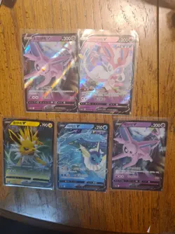 Pokemon Card Lot Eevees And More, Assorted Languages - Image 2