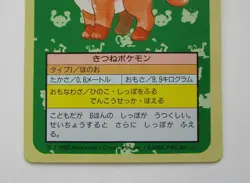 Pokemon Vulpix No. 037 Topsun Card Green Back 1995 Japanese - Image 4