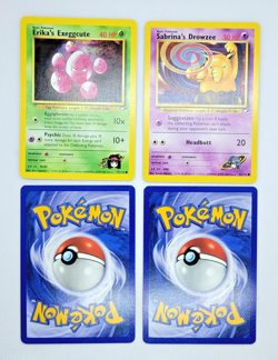 *NM* Vintage Gym Hero WOTC Pokemon Card Lot (4): Graveler, Drowzee, Oddish - Image 3