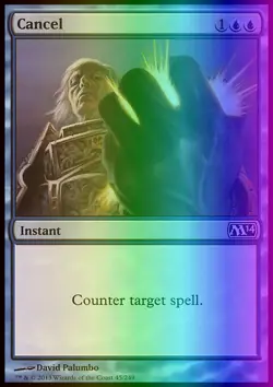 Magic the Gathering MTG Cancel (45) Magic 2014 LP FOIL - Image 1